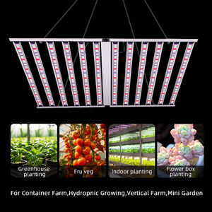 Lampe de culture LED pour plantes ANDY Indoor Farming, commerciale, deux canaux, spectre complet <span class=keywords><strong>UV</strong></span> IR, 4x6 pieds, 12 barres, 1300W - Product Image 3