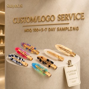 Shily&OS Pinces à cheveux invisibles en acétate de qualité supérieure 7 cm - Pinces latérales sans couture pour cheveux de bébé pour femmes - Product Image 1
