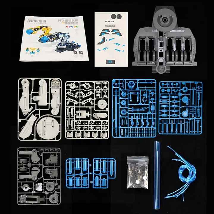Yeni oyuncaklar 3 In 1 kök bilim kitleri hidrolik Robot kol çocuk Diy