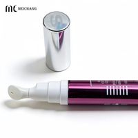 Flacon Airless 10ml 15ml avec embout céramique, récipient vide pour crème contour des yeux, essence faciale, emballage cosmétique