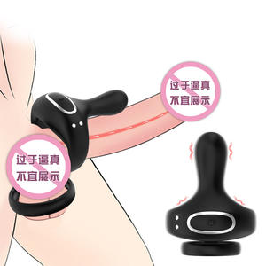 Vente chaude APP Télécommande Couple <span class=keywords><strong>Penisring</strong></span> Jouets Vibrateur Cock Ring Retarder L'éjaculation Sex Toys pour Homme - Product Image 5