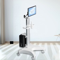 Chariot dentaire réglable en hauteur OEM/ODM Likaymo avec bras pneumatique en plastique pour hôpital, bureau, hôtel, salon