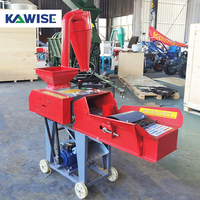 Machine à hacher le fourrage et à broyer les aliments pour le traitement du maïs et des céréales, disponible en modèles électriques et diesel