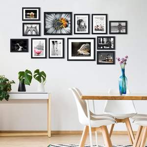 Cadres <span class=keywords><strong>photo</strong></span> muraux en acrylique modernes et luxueux, durables, à fixer au mur, pour la maison, vente en gros, cadre <span class=keywords><strong>photo</strong></span> en bois noir A4 - Product Image 6