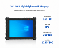 Tablet Komputer Industri Genggam Khusus 8/10.1 Inci, Windows 10, Tangguh, 1920*1200, 5G, untuk Lokasi Konstruksi
