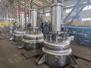 Réacteur d'hydrogénation à échelle pilote bibo en acier inoxydable 304/316 de 300 L, cuve de réaction HXCHEM semi-automatique à moteur, haute productivité - Product Image 3