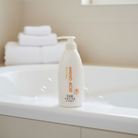 Gel Douche Parfumé aux Acides Aminés et Niacinamide Hydratant Soin de la Peau Nettoyage en Profondeur Parfum Longue Durée pour Usage Quotidien