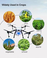 Drone agricole pliable pour la pulvérisation des cultures, l'apport d'engrais et la semence