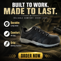 Zapatos de Seguridad Originales para Mujer, Unisex, Tejidos, con Puntera de Acero, Plantilla Cómoda, Estilo Senderismo