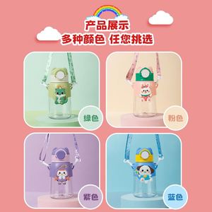 New Fun Doll Plastic <b>Cup</b> Children's Cute Straw Water <b>Cup</b> Summer Girls Straw Water <b>Cup</b> - Product Image 2