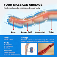 Appareil de massage des jambes par compression d'air Fuerle Recovery 360, pantalon de massage des jambes par air