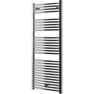 SAN REMO H 1230 L 500 Chrome courbé chauffe-serviettes Premium outil de tournage - Product Image 1