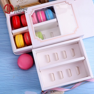 Cute White Container Plastic Acrylic Paper <b>Christmas</b> Biscuits Window Packaging Cookies <b>Box</b> - Product Image 2