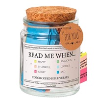 Inglés Español Alemán Versículo DE LA Biblia Jar Read Me Verse Jar para el estímulo diario Oración inspiradora Reflexión Regalos cristianos