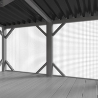{US Ready Stock} Chat Catio Fenêtre Perchoir Grand Intérieur Chats Hamac Bain de Soleil Sieste Donnant sur Fenêtre en Bois Plastique Métal
