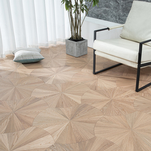 Parquet de Madera de Roble Multicapa Francés 3D Resistente al Agua, Cepillado, Grado AB, 14mm 16mm, con Sistema T&G para Escaleras - Product Image 1