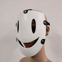Oikawa Tenkuu Shinpan Masque de cosplay Masque de sniper de grande hauteur avec sourire blanc en résine pour Halloween Party Other Occasions