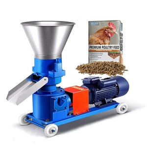 Machine de fabrication de granulés d'aliments pour animaux, poulets, vaches, chevaux Machine à granulés diesel Machine à granulés de bois - Product Image 1