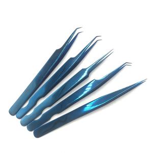 แหนบต่อขนตาแบบมืออาชีพแหนบขนตาแบบใช้มือทดสอบด้วยมือฉลากตามสั่ง - Product Image 1