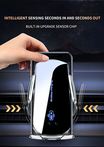 Soporte de teléfono inalámbrico para coche Sensor inteligente universal cargador inalámbrico para coche soporte de carga de teléfono de inducción automática - Product Image 6