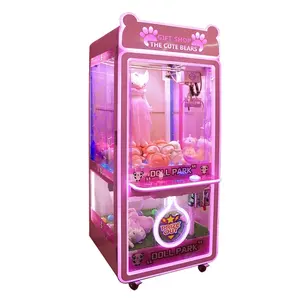 Hot Koop Volledig Transparant Chassis Coin Operated Games Gift Kraan Machine Speelgoed Automaat Klauw Kraan Game Machine