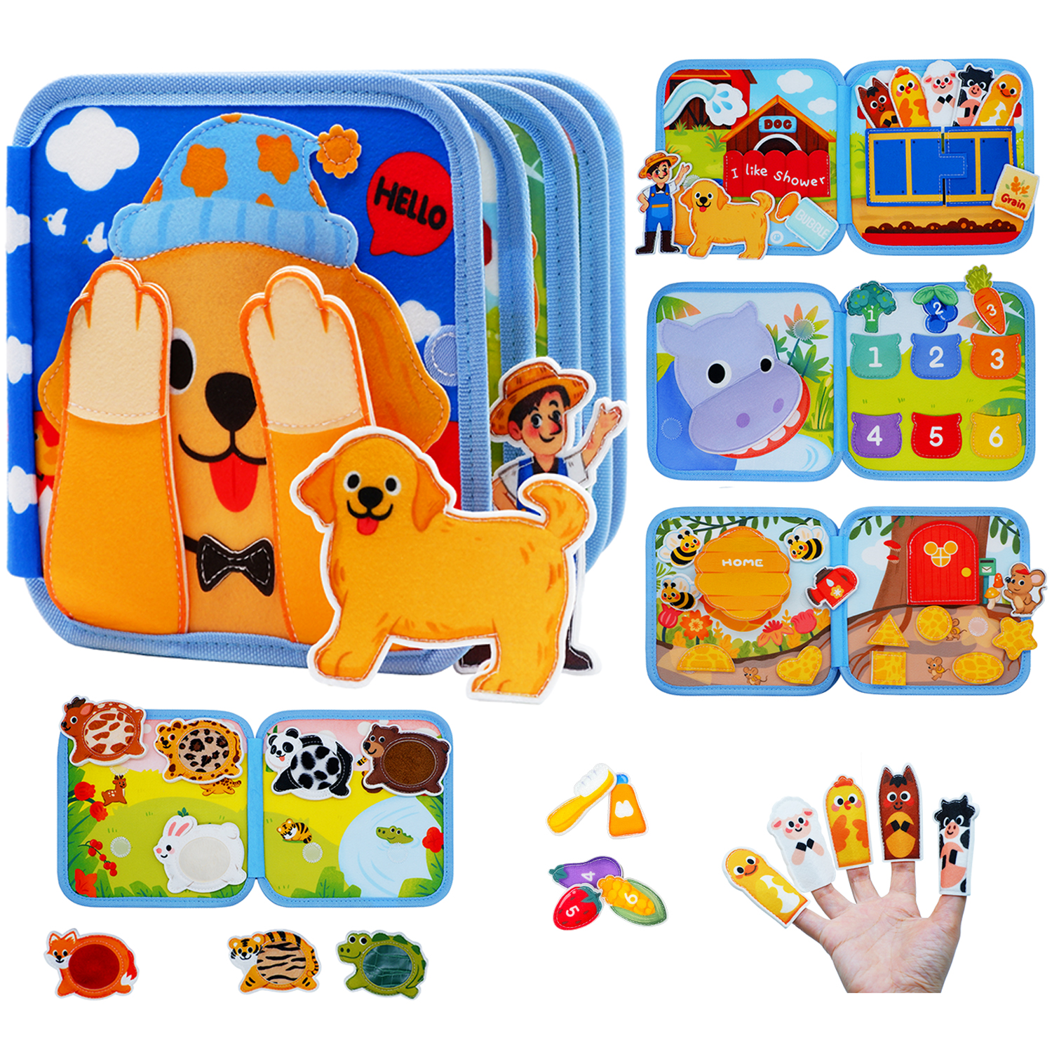 PUPPY  BUSY BOOK