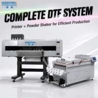 Imprimante DTF haute vitesse 680 mm avec 4 têtes Epson I3200-A1 et circulation d'encre blanche pour l'impression sur vêtements en coton et polyester