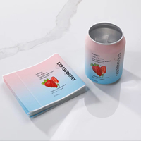 Étiquette thermorétractable personnalisée en plastique PET/PVC YingYang pour bouteille, tube, boîte