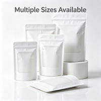 Sachet Doypack OEM à Fermeture Zip Refermable, avec Fenêtre Transparente, Impression de Logo Personnalisé, pour Noix, Thé et Produits Secs, Prix Usine