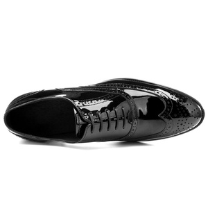 ALF8-A1H <span class=keywords><strong>Meilleur</strong></span> Fait Main Usine Confortable Mode Affaires <span class=keywords><strong>Italien</strong></span> Oxford En Cuir Véritable Hommes Chaussures Habillées - Product Image 1