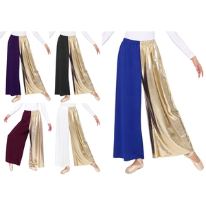 Womens <b>Dance</b> Costumes Contemporary Lyrical <b>Dance</b> Trousers Metallic Long <b>Pants</b> Dancewear For Modern <b>Dance</b> Performances Classes - Product Image 1