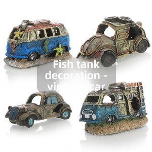 Decoración para Acuario, Simulación de Autobús o Autobús de Turismo en Resina, Adorno para Paisaje de Pecera, Escondite para Peces y Camarones - Product Image 2