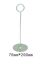 Support de numéro de table en acier doré en forme de cercle pour mariage, restaurant, avec porte-carte de place, fournitures de luxe Nicro