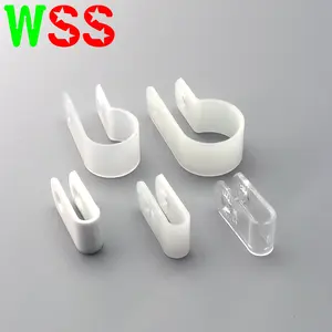 Fabrieksprijs 94v2 Kabelklemmen Voor Kabelmanagementkoord Organizer Wit Nylon Plastic R-Type Kabelklemmen 3/16 "1/4" 3/8 "1/2"