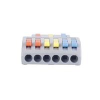 Accessoire compact 3 broches Connexion enfichable Bornier de fil d'épissure 6 broches Connecteurs de câble rapides universels Connecteur électrique