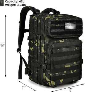 Venta al por mayor Camuflaje 45L Exterior Grande Molle 3P Mochila Táctica Mochila de Viaje - Product Image 1