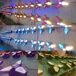 Infinity <span class=keywords><strong>Spin</strong></span> Moving Head Light Full Color Triangle Maple Leaf Retro Light Maple Leaf Retro Lamp pour KTV - Product Image 6