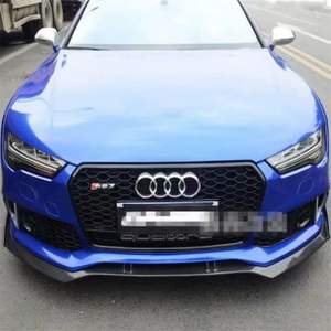 Diffusore Anteriore in Fibra di Carbonio, Spoiler Anteriore per <span class=keywords><strong>Audi</strong></span> <span class=keywords><strong>RS6</strong></span> C7, Kit Carrozzeria Performance Aggiornato 2009-2011 - Product Image 5