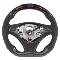 Volant en fibre de carbone LED compatible avec BMW M2 M3 M4 M5 M6 X1 X2 X3 X4 X5 X6 E46 E90 E91 E92 E93 E70 E71 E72 E53 E39 E60 E82 E66