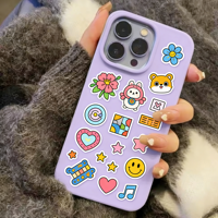 Nouveau Badge Adhésif Métallique Plaqué Or Personnalisé avec Logo pour Coques de Téléphone à Motif Dessin Animé Mignon 2026