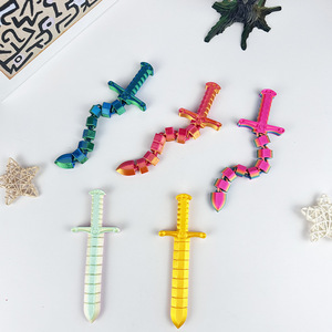 Épée fouet imprimée en 3D, jouet créatif, articulé, nouveau gadget anti-stress - Product Image 2