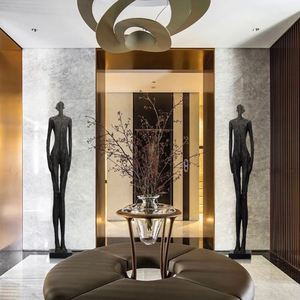 Hiện Đại Tối Giản Thiết Kế Bắc Âu Khách Sạn Sang Trọng LED Đèn Sàn Sáng Tạo Góc Đứng Ánh Sáng Với Nghệ Thuật Deco Phong Cách Chất Lượng Cao - Product Image 4