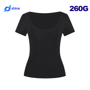 <span class=keywords><strong>T</strong></span>-<span class=keywords><strong>shirt</strong></span> pour femme en viscose et élasthanne, coupe ajustée, manches courtes, col en U, respirant, mignon, grande taille, printemps et é<span class=keywords><strong>t</strong></span>é, haute qualité - Product Image 2