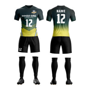 Camiseta de fútbol para adultos unisex personalizable con logotipo de nombre de Club/equipo Impresión digital Poliéster Servicio OEM Stock Style Top Tailandia - Product Image 5