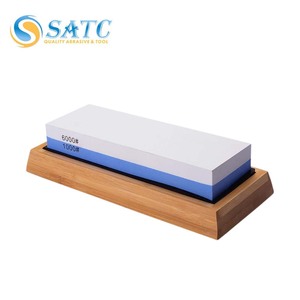 Đá mài dao 2 mặt, độ nhám 1000/6000, chất liệu mài mòn, dụng cụ mài dao, giao hàng trong 24 giờ, miễn phí vận chuyển nội địa Mỹ. - Product Image 1