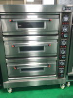 Four à gâteaux électronique 3 étages 6 plateaux Équipement de boulangerie Four de boulangerie