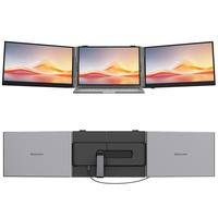 Blackview DCM6 Pro, ordinateur portable portable à double écran LCD FHD IPS de 14 pouces avec support