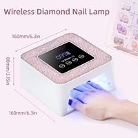 Lampe à ongles UV LED sans fil 48W rechargeable, modèle 2026, avec accessoires de polymérisation, en plastique, pour salon et usage domestique – Meilleures ventes