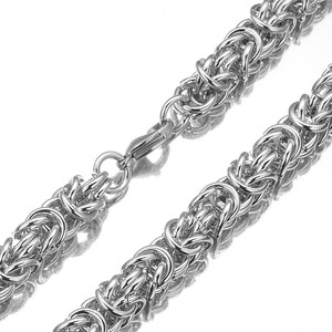 Nabest 6-10mm acier inoxydable Byzance chaîne gourmette lien collier étanche plaqué or Hip Hop bijoux cubain chaîne colliers - Product Image 6