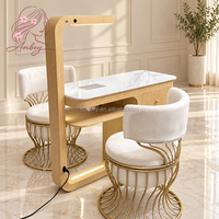 Fauteuil de manucure moderne et personnalisé en cuir souple et velours, idéal pour salon de beauté, café ou salon.